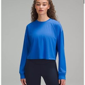 Lululemon abrasion resistant training long sleeve black size 4